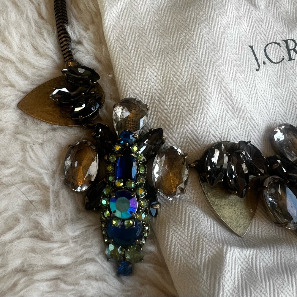 J.Crew Chunky Statement Necklace Retro With Dustbag - Picture 3 of 11